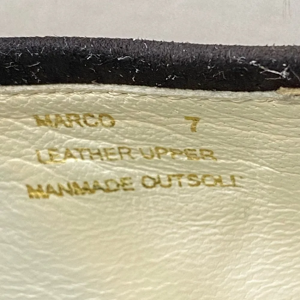 Bruno Magli brown suede loafers made in Italy size 37 or 7 - Picture 8 of 12